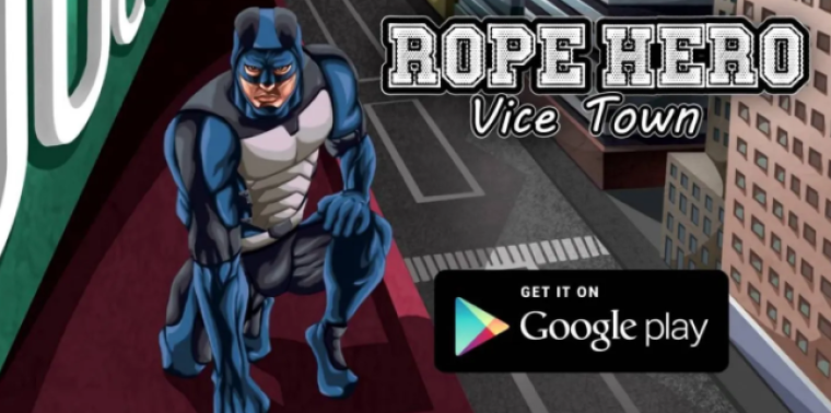 Rope Hero Voice Town Mod Apk